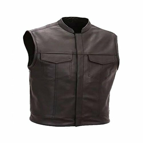 Australian Bikers Gear motorvest - leer - zwart SOA Sons of Anarchy Australian Bikers Gear motorvest - leer - zwart SOA Sons of Anarchy