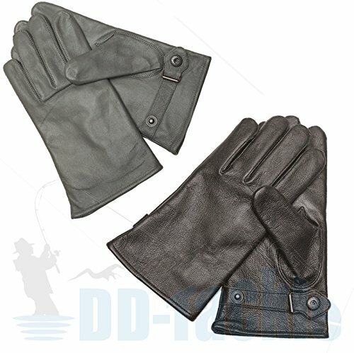 BW Ziegenleder Handschuhe Leder S-M-L-XL-XXL-3XL schwarz gefüttert Bundeswehr Fingerhandschuhe Lederfingerhandschuhe