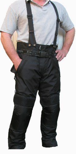 Bangla 2003 Motorradhose Biker Tourenhose mit Hosenträger Schwarz
