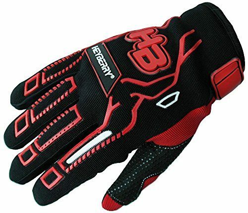 Heyberry Motocross MTB MX Handschuhe schwarz rot
