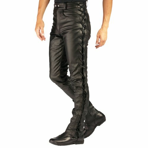 Roleff Racewear Lederhose mit seitlicher Schnürung